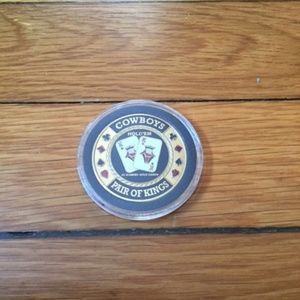 Vintage Poker Texas Hold Em Poker Card Guard Collectors Item